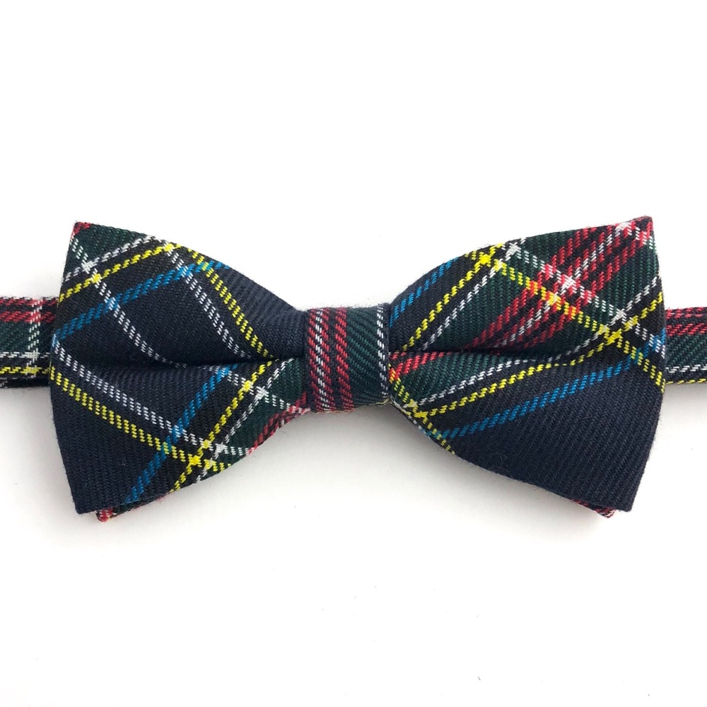 Men's Multi Color Tartan Party Pre-Tied Bow Tie